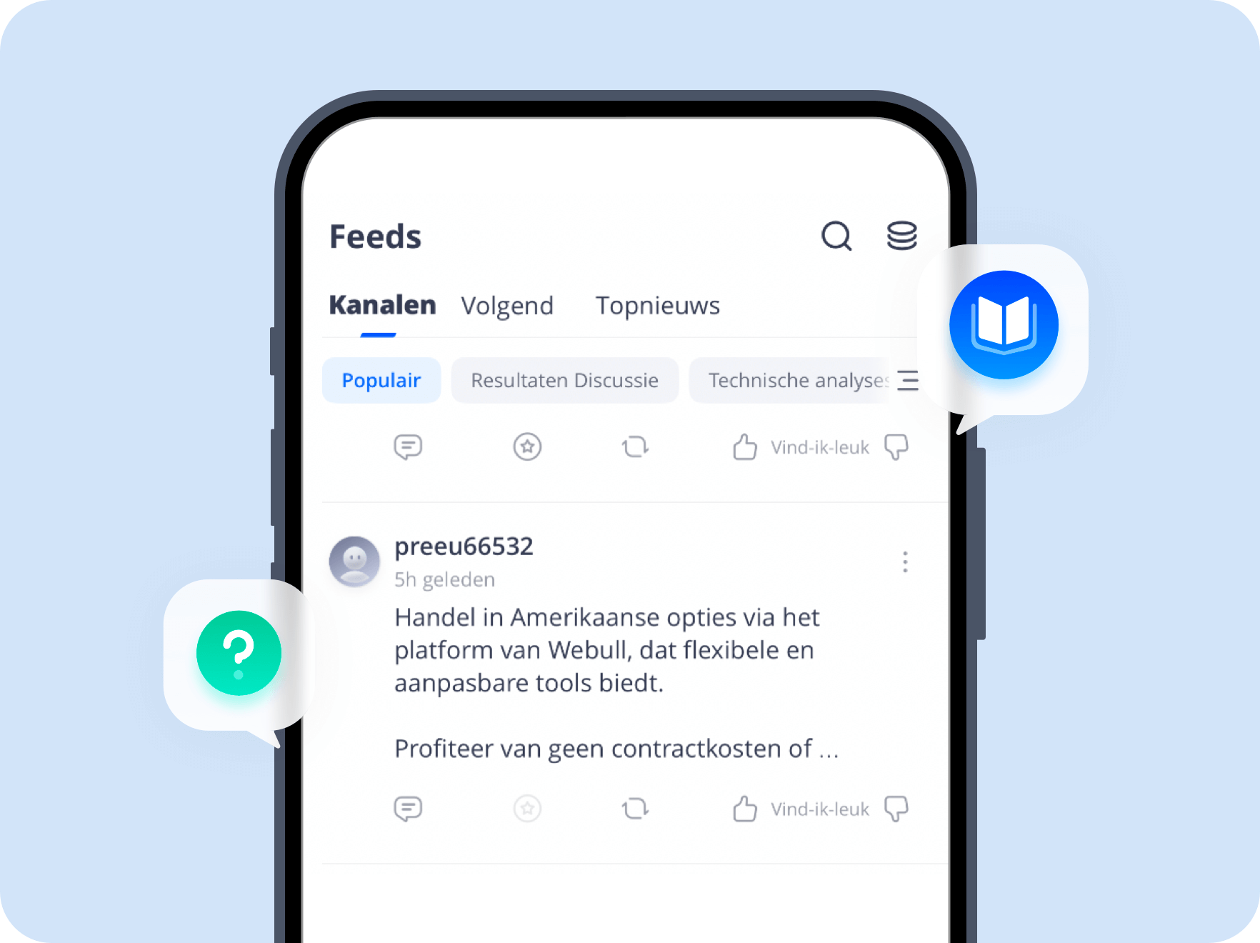 Een app om te leren, te delen en te oefenen