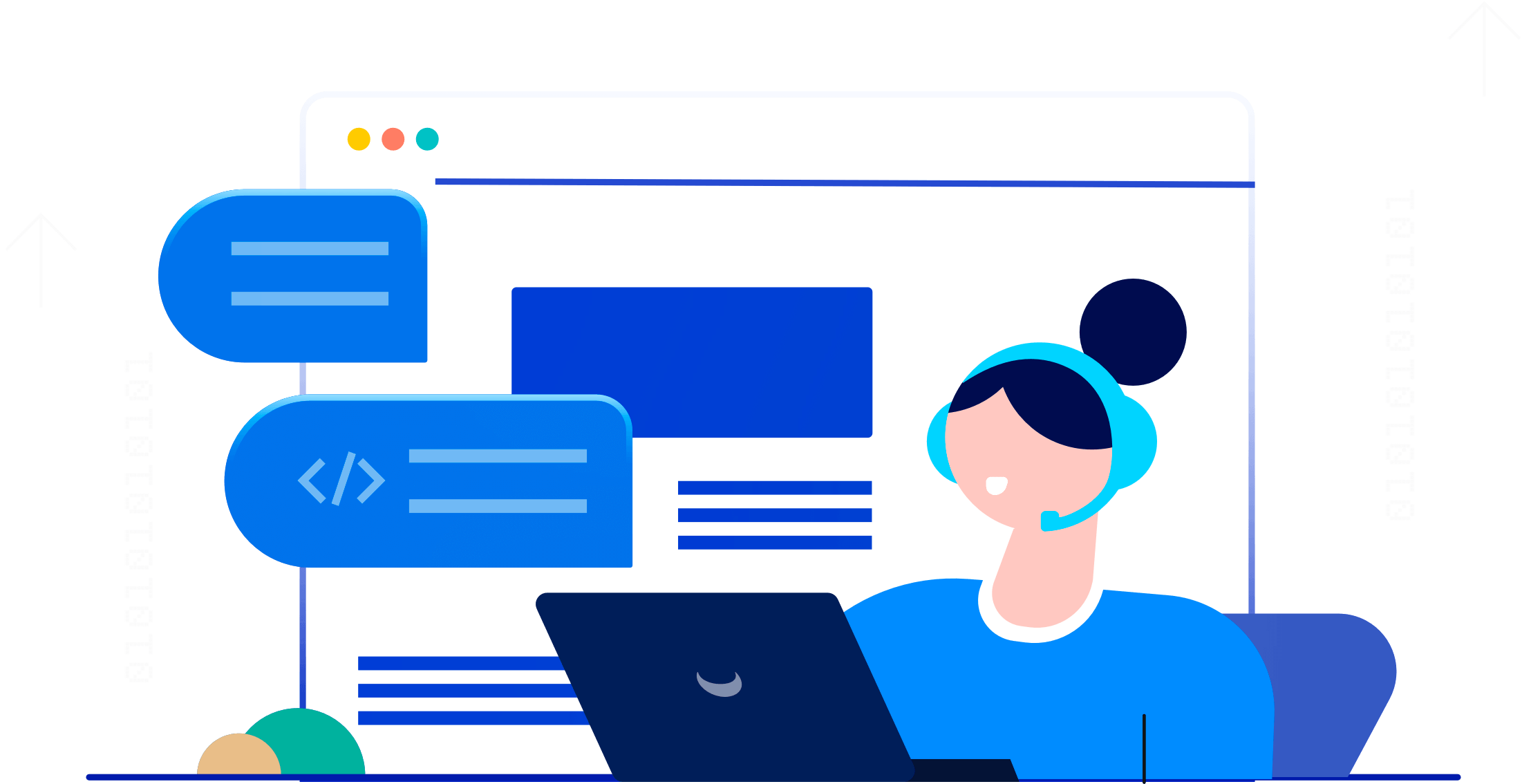 Customer support illustration