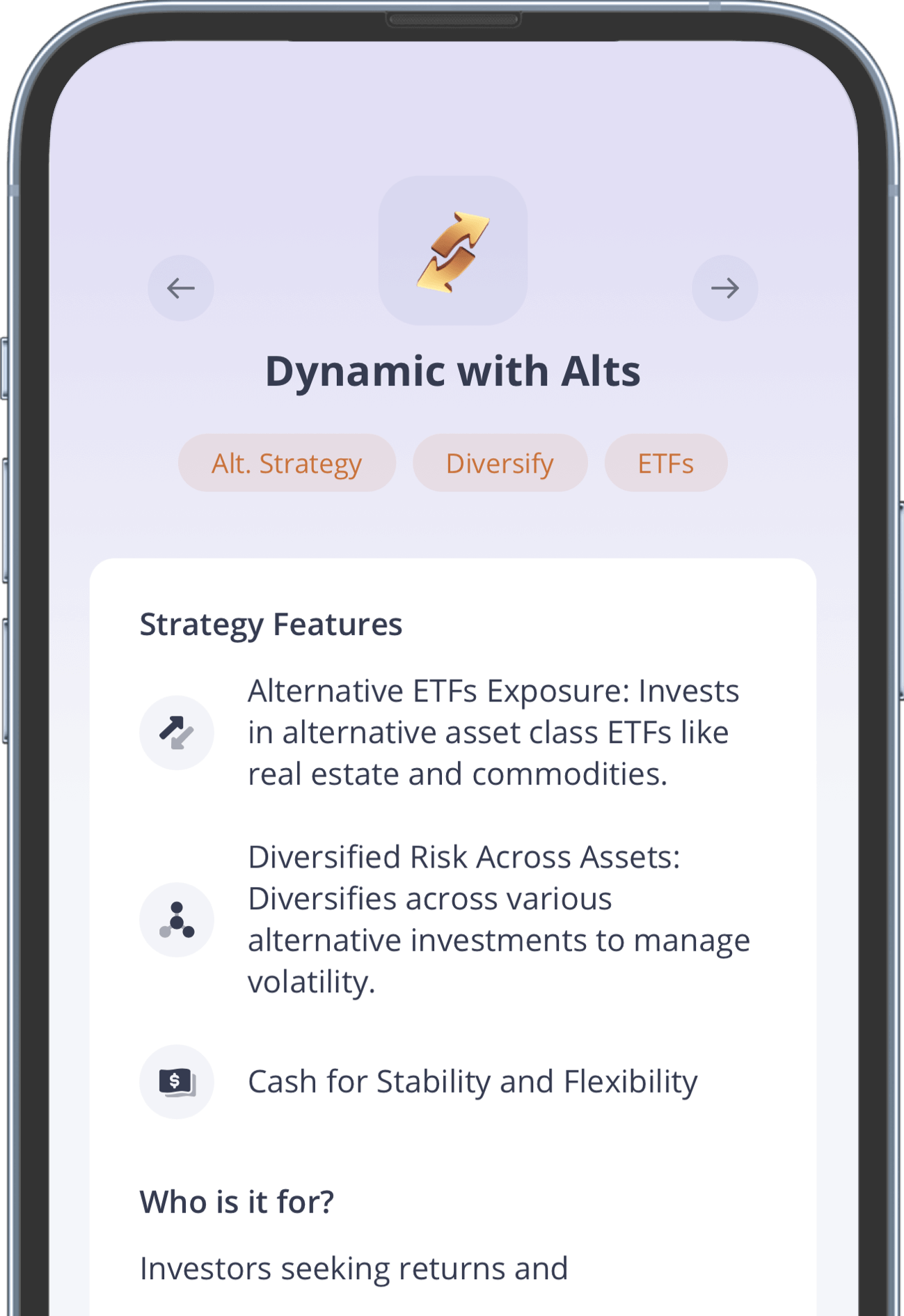 Dynamic - Alternatives